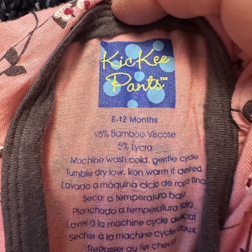 Kickee Pants Bamboo Floral Footed Sleeper 6-12M * - Picture 3 of 3